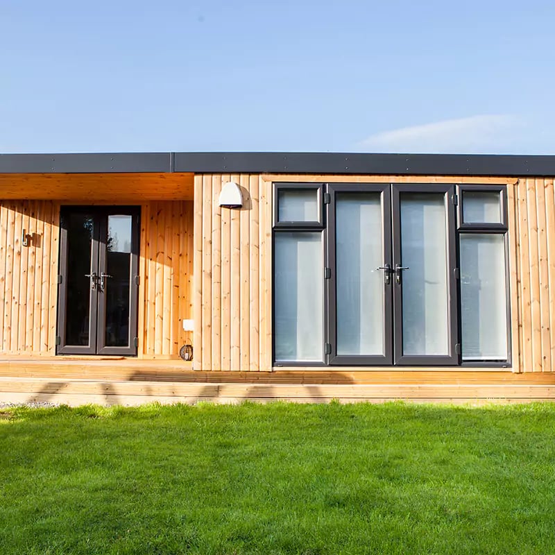 large insulated timber photo studio