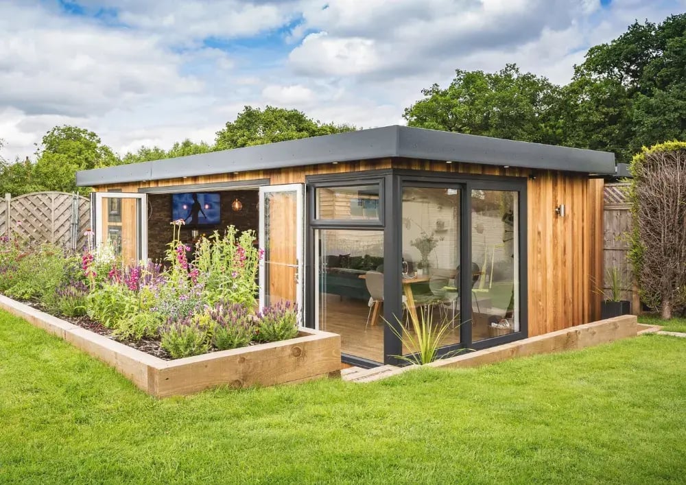 sunken garden bar in pit