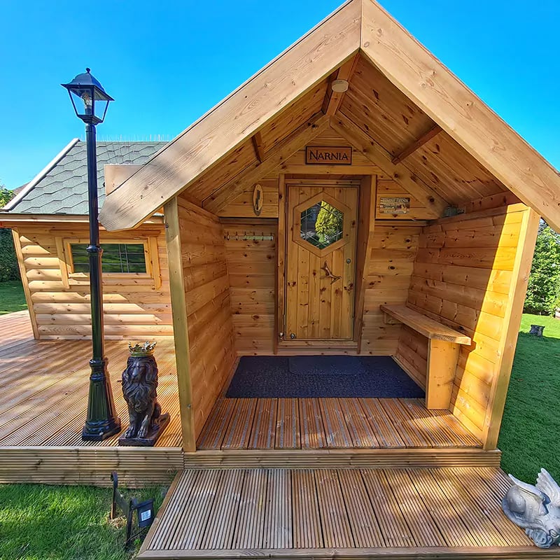 arctic bar BBQ cabin