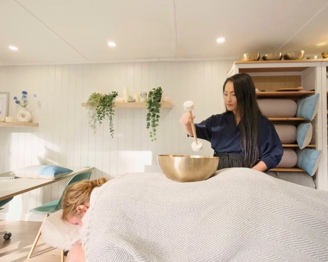 sound bath preparation