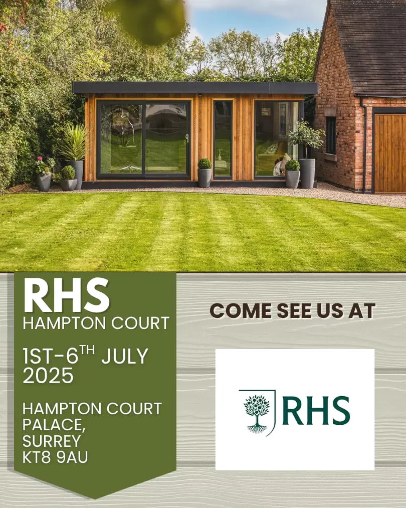 cabin master garden rooms at the rhs hampton court palace garden festival 2025