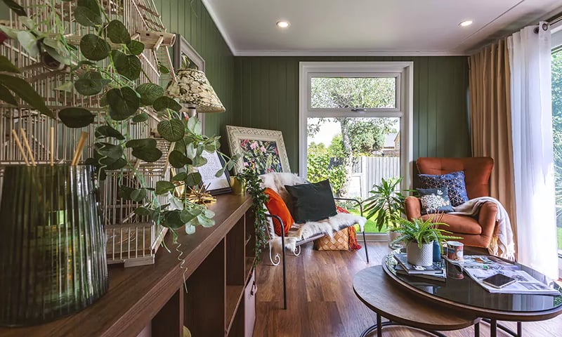 Contemporary Garden Room interior