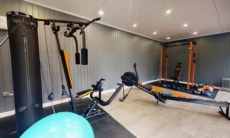 Garden Room Gym and Garden Room Office