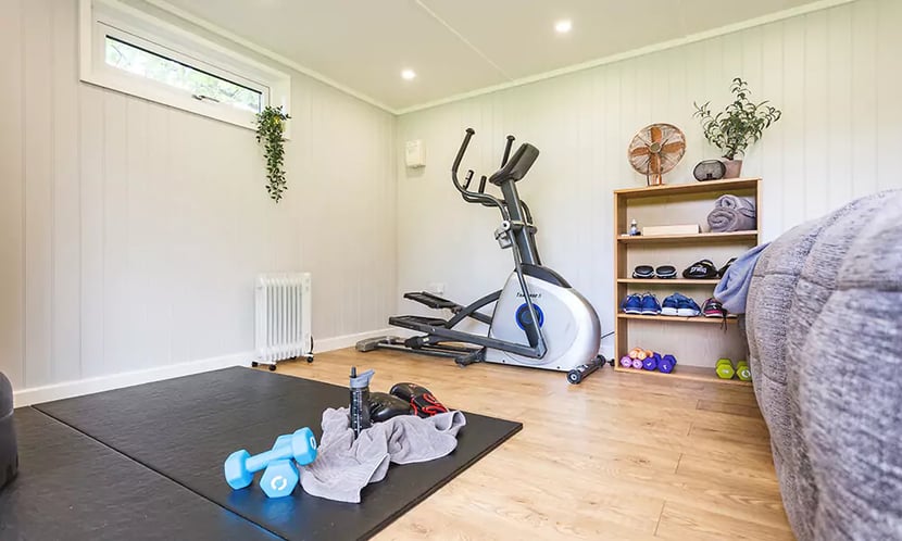 interior of a Garden Room Gym