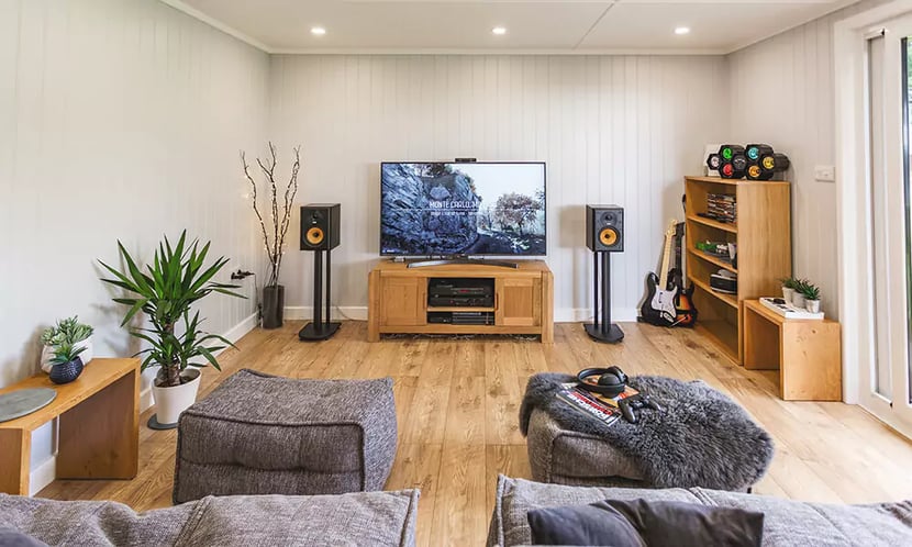 man cave interior