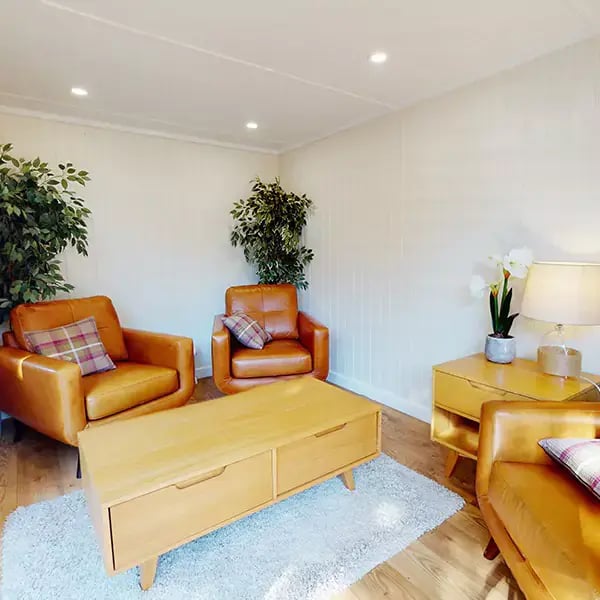interior of ex display garden room