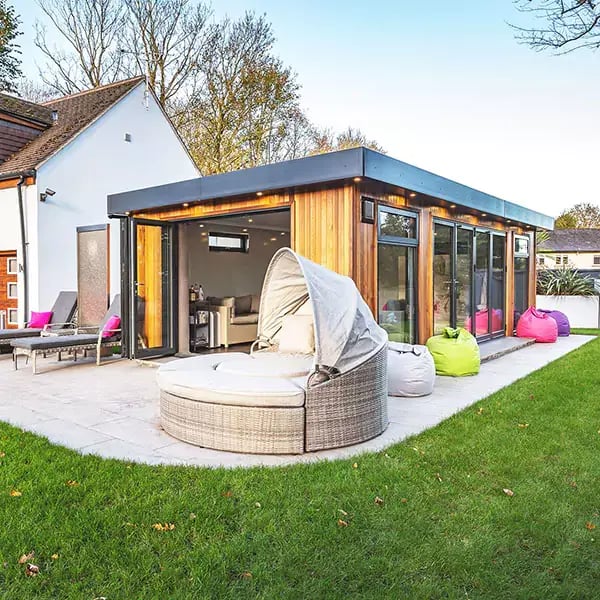 Swim Spa Garden Room with Bifold Doors 