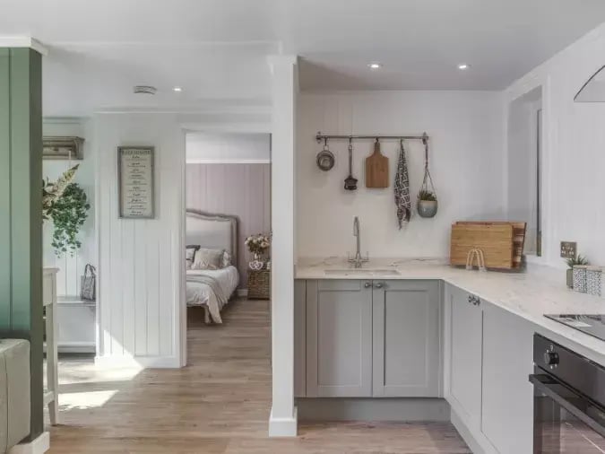 garden annex with kitchen