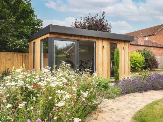 luxury garden gym
