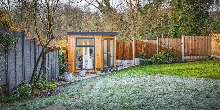 very small garden office