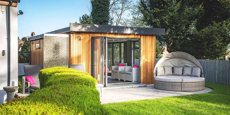 luxury timber garden rooms