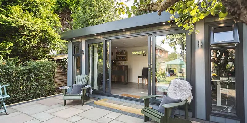 Large maintenance free Garden Room