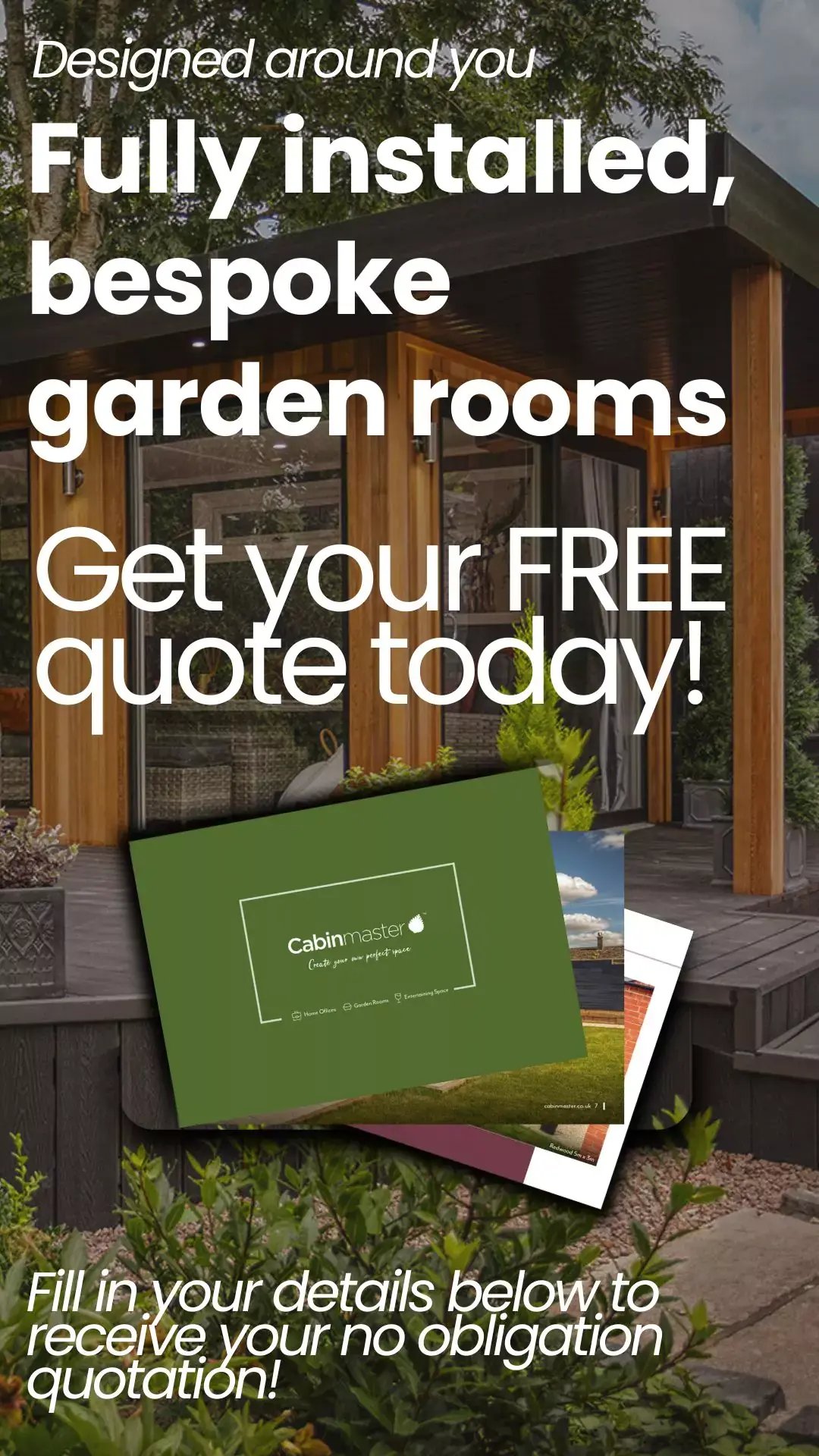 request a price for a garden room