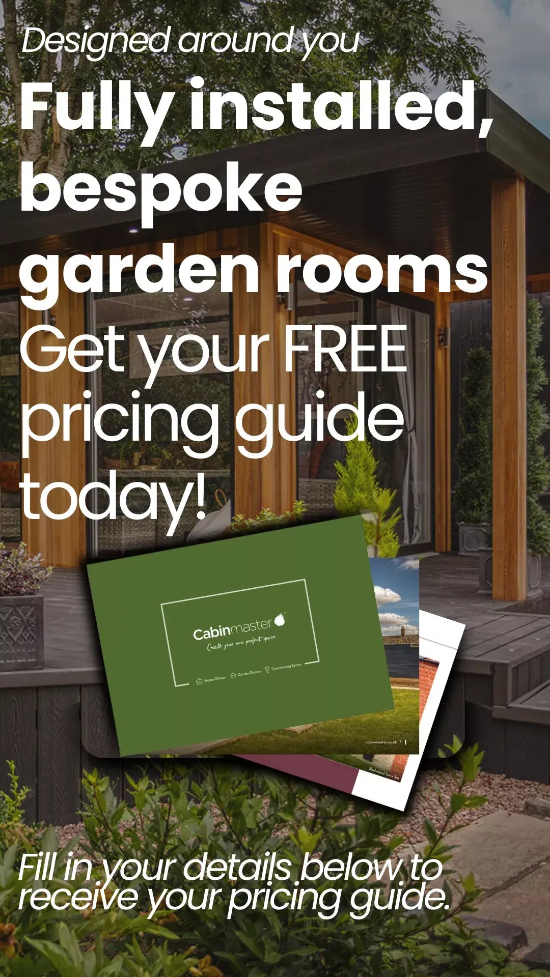 garden room brochure with prices