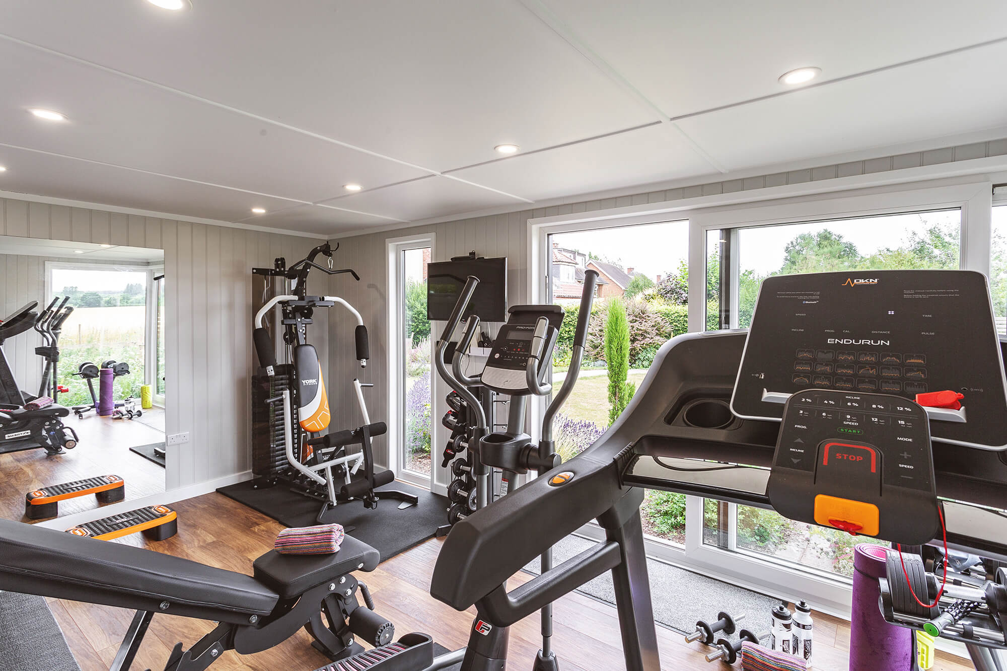 Cabin Master Garden Gym Room with Exercise Machines 