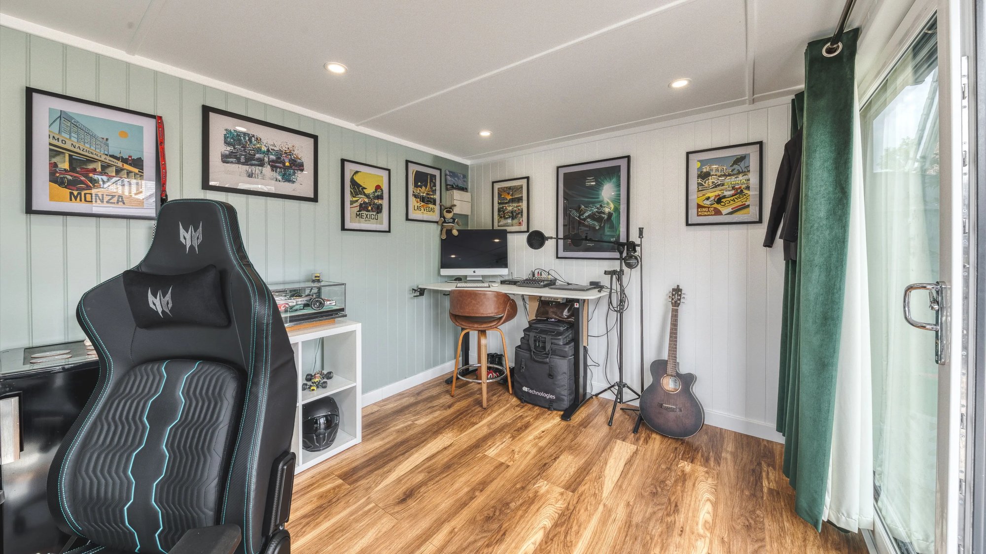 garden office and music studio