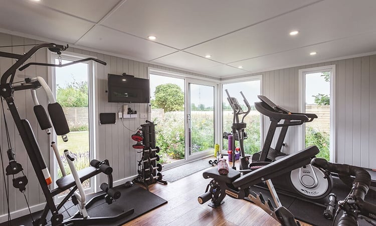 home gym garden room