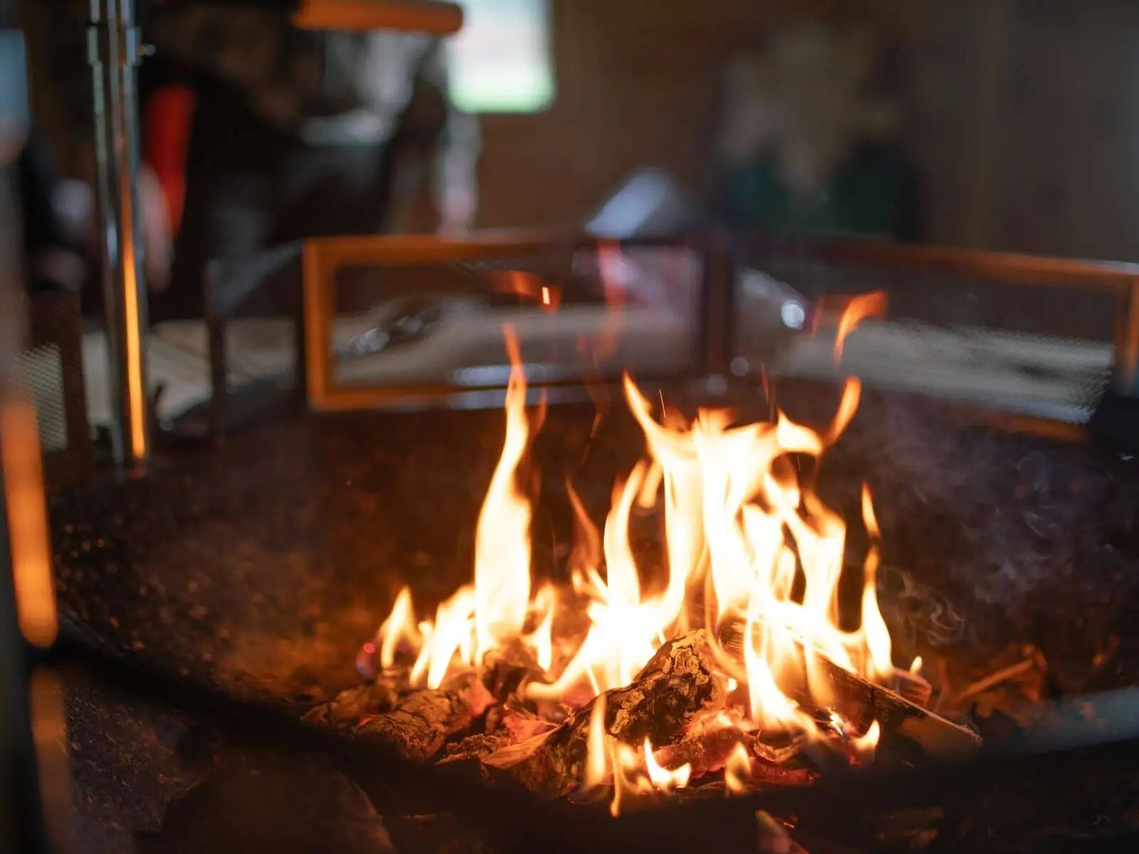 Cabins for Schools Springfield School Stills with fire pit and benches