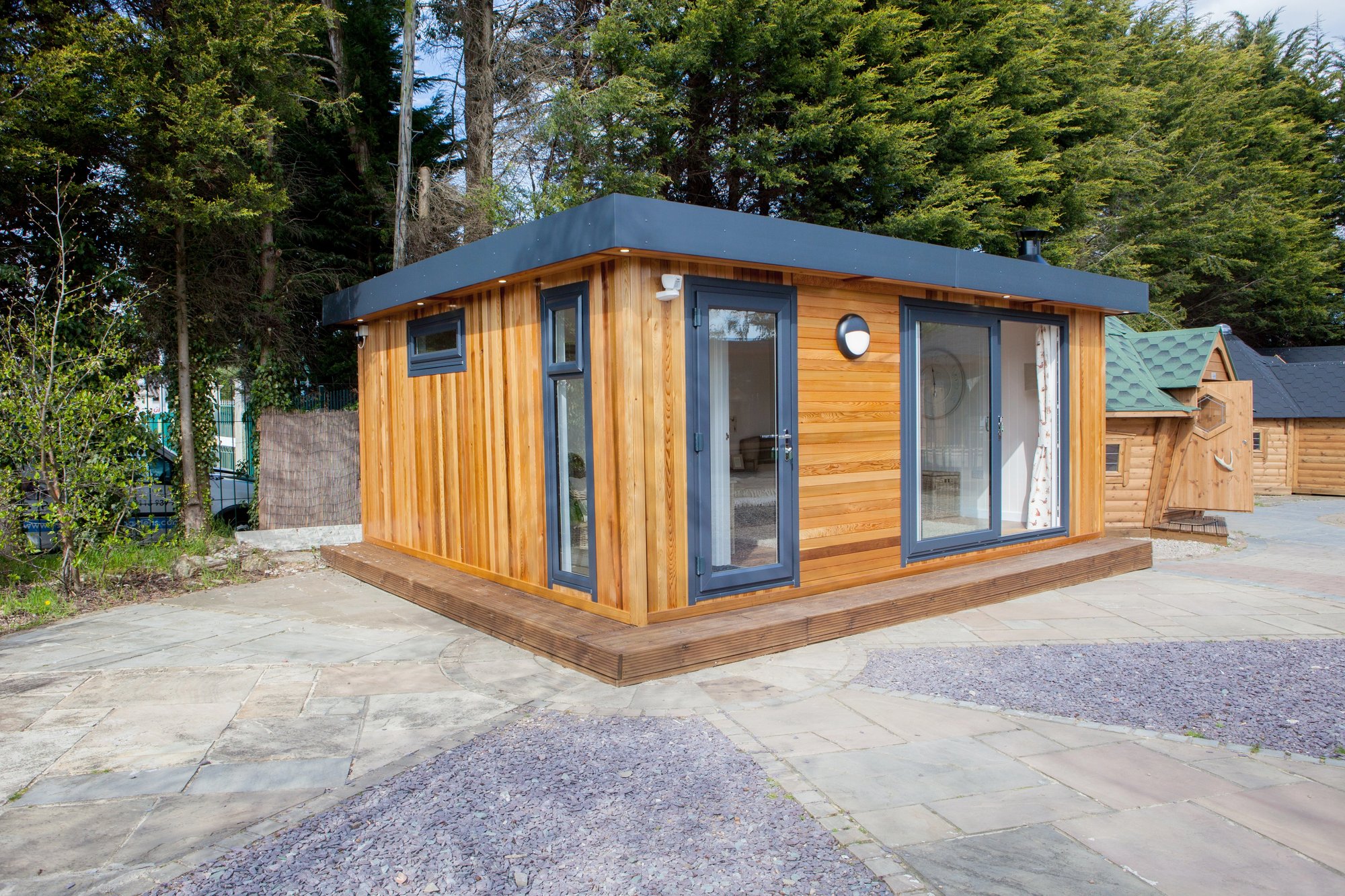 Cedar Garden Annexe Cabin Master Show Site building