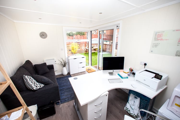 Garden Office interior 