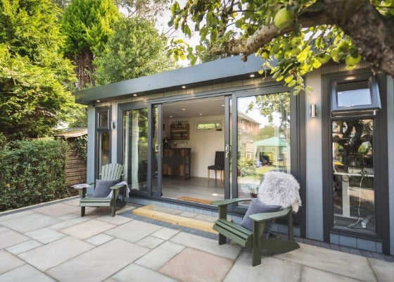 Garden Room with Patio Area