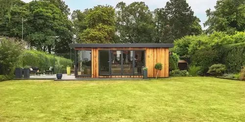 large garden bar building