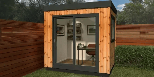very small garden studio