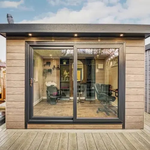small home office in garden