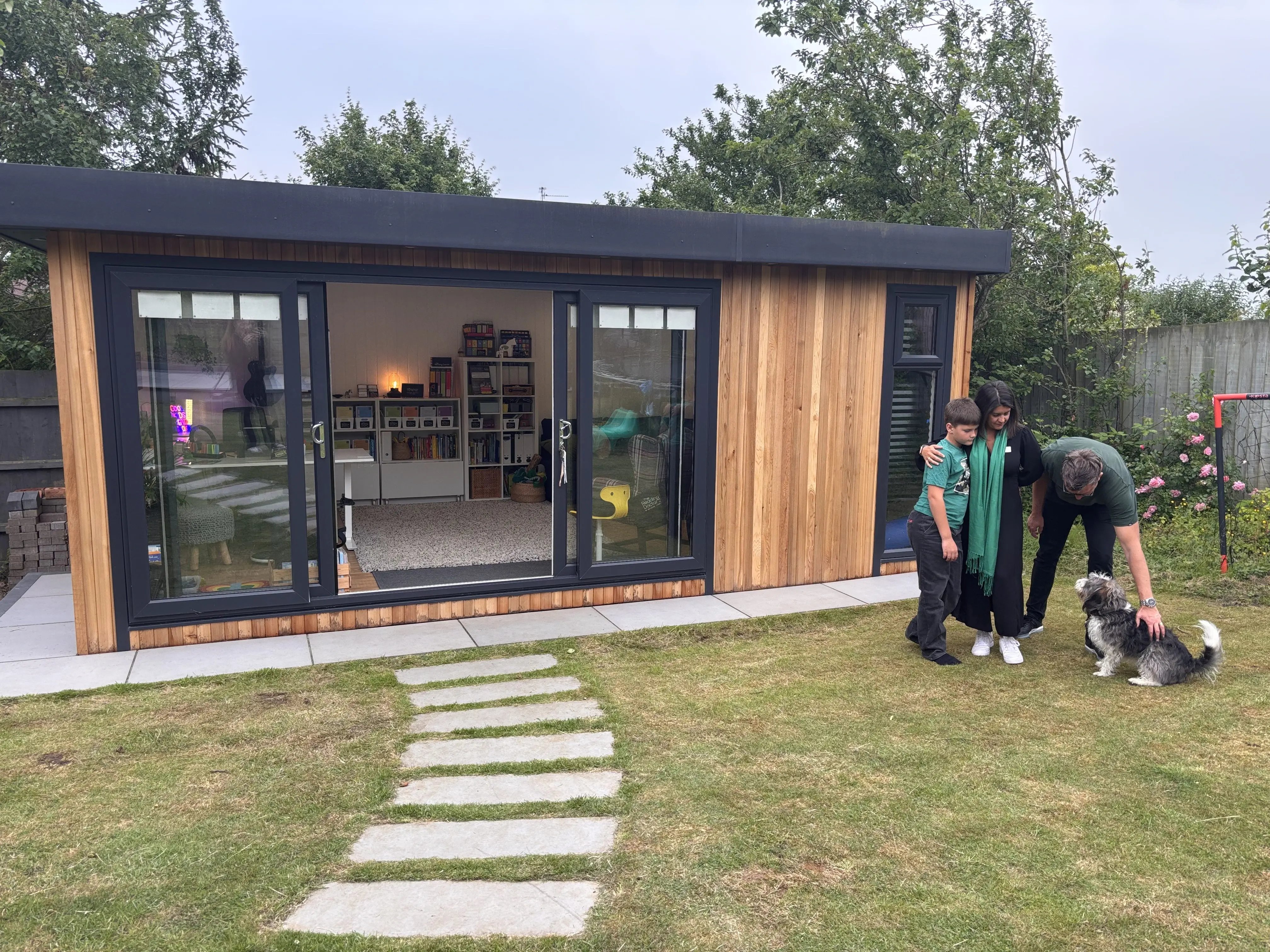Garden Tutoring Room for working from home in a garden room