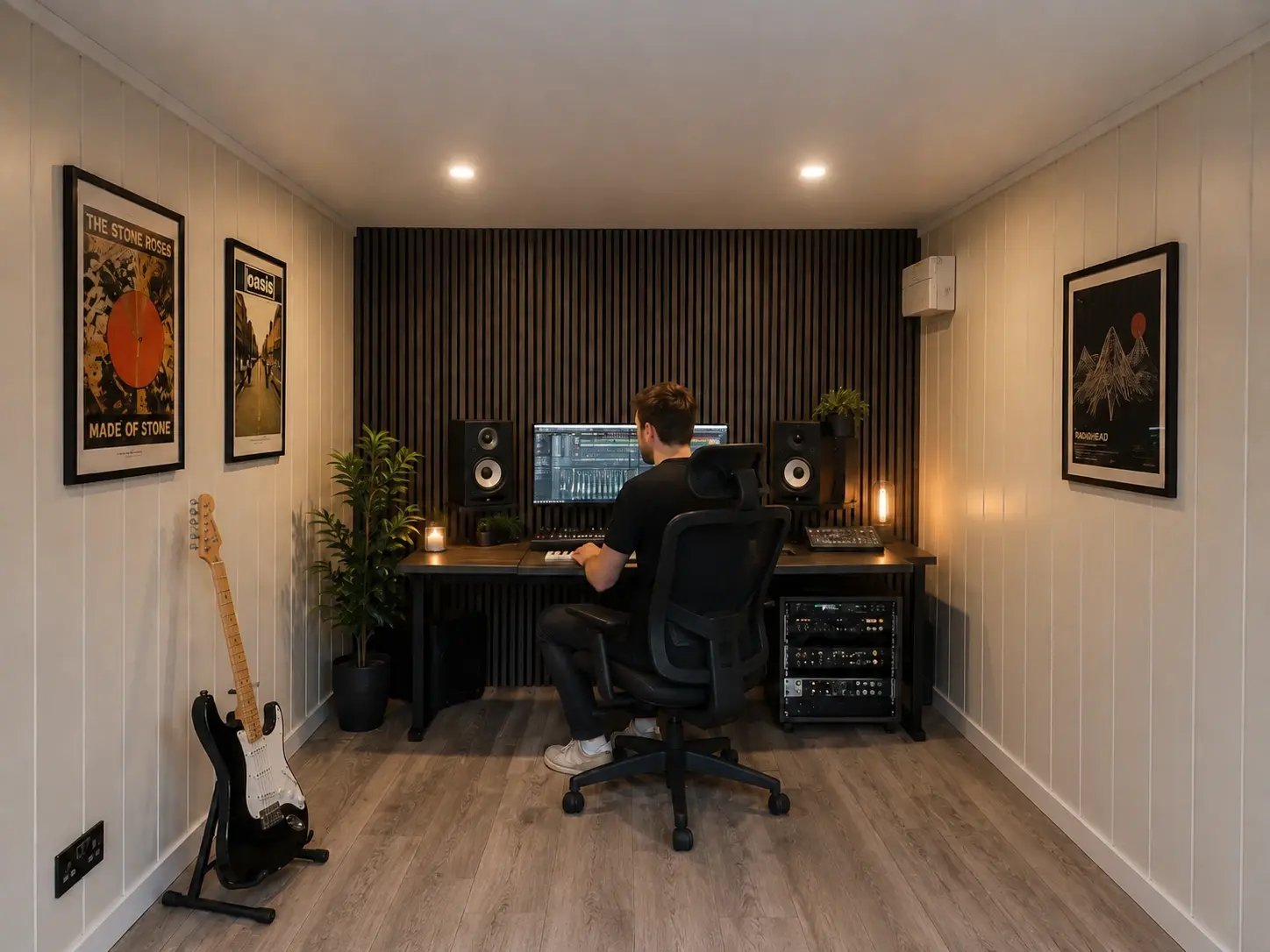 music room in the garden