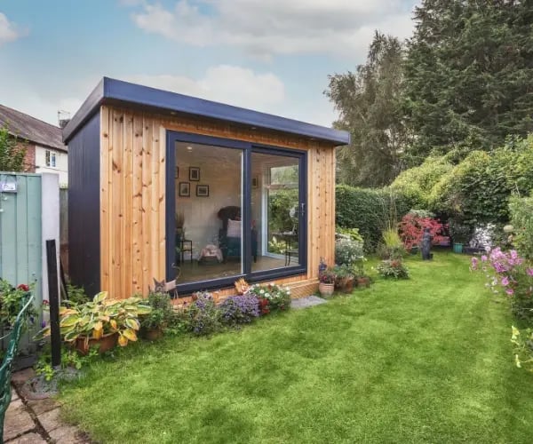 summer house in the garden
