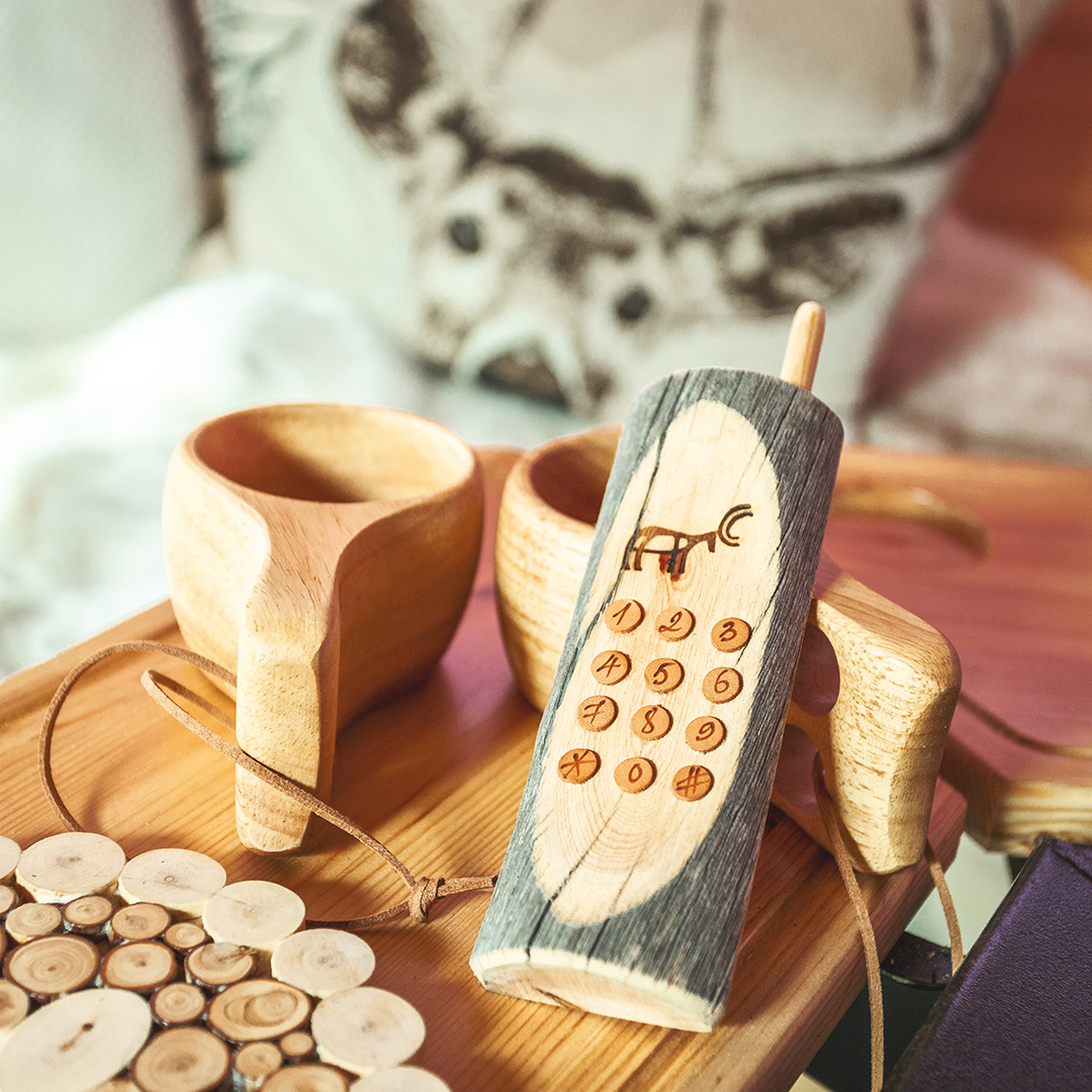 close up on the finnish accessory you get with an Arctic Cabin