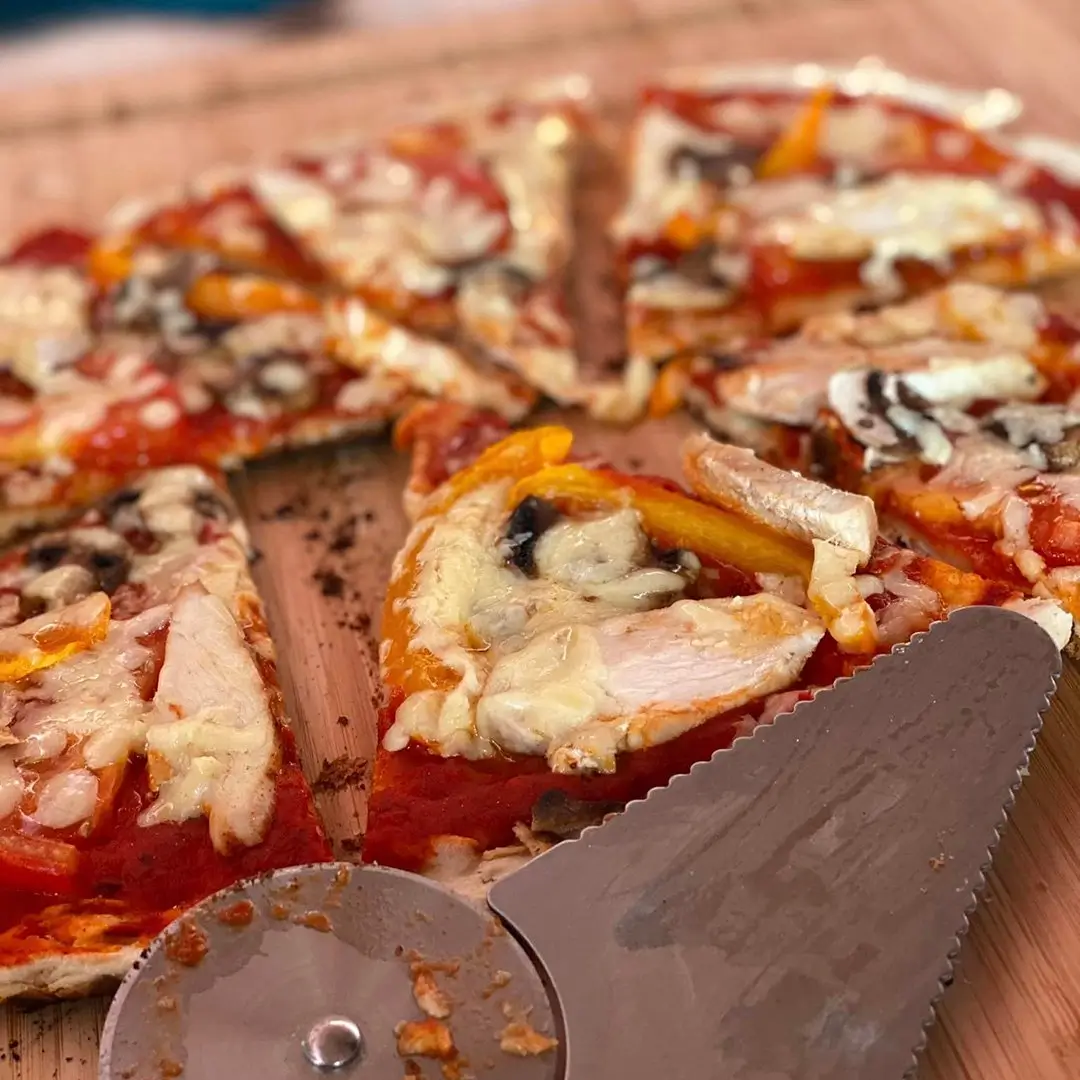Handmade Pizza in Arctic Cabins 10m Arctic Bar 
