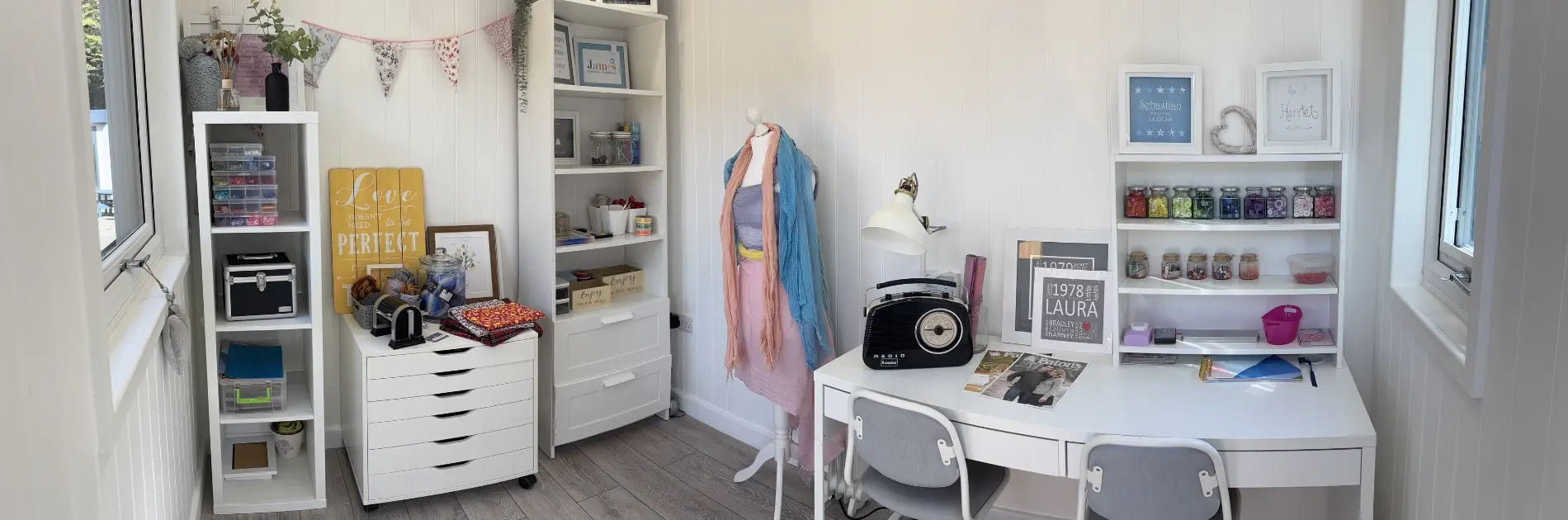 craft room in the garden 