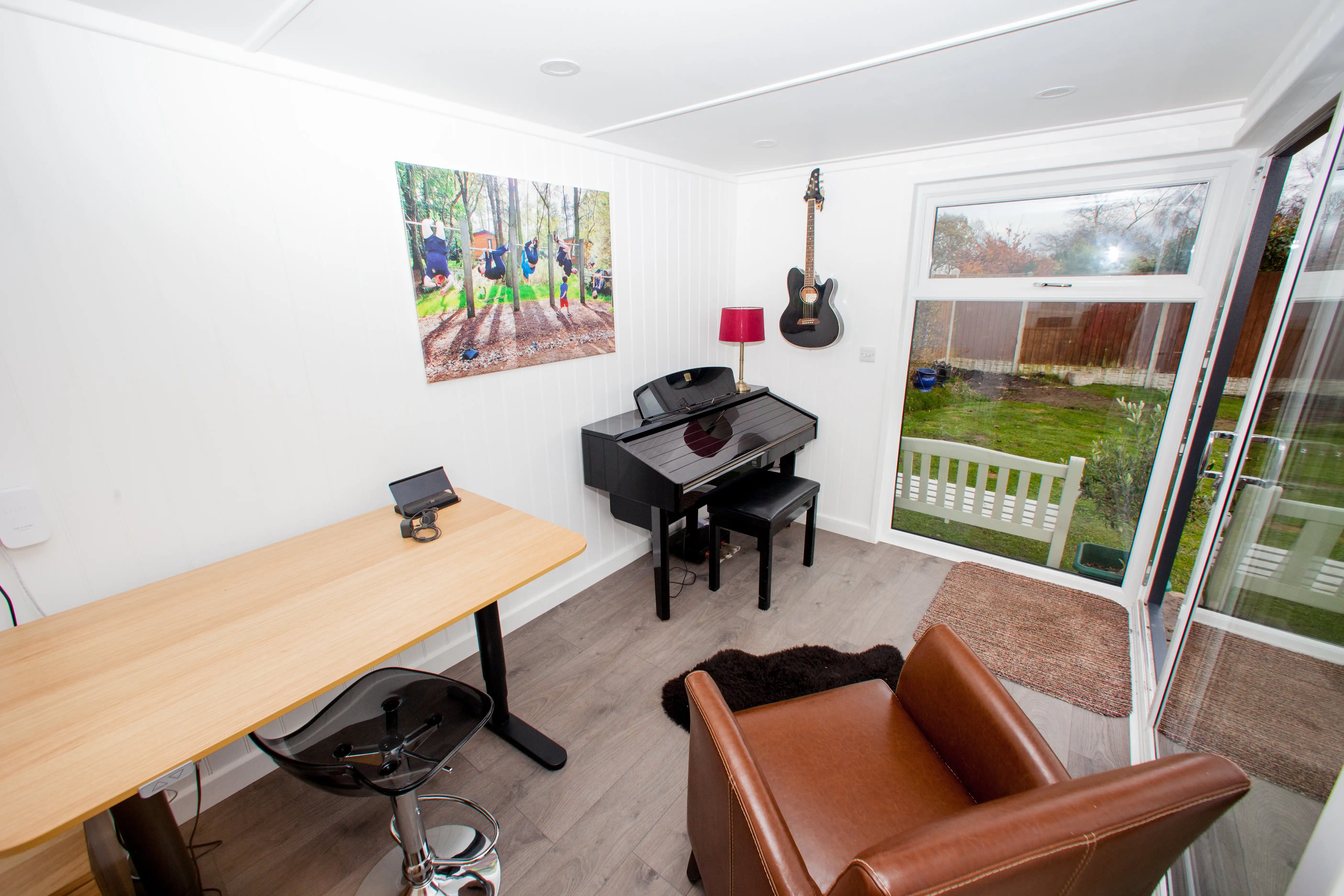 Cabin Master Cedar Garden Music Room Inside View 