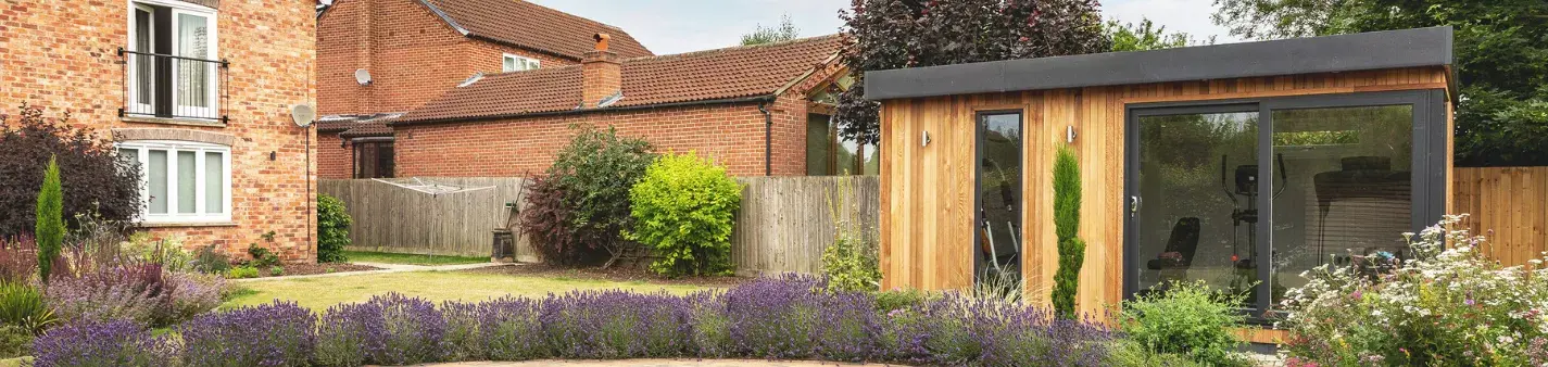 luxury insulated garden gym room