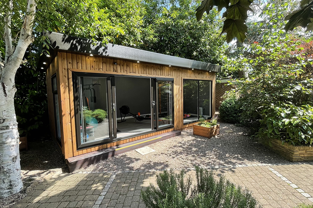 Redwood timber garden room