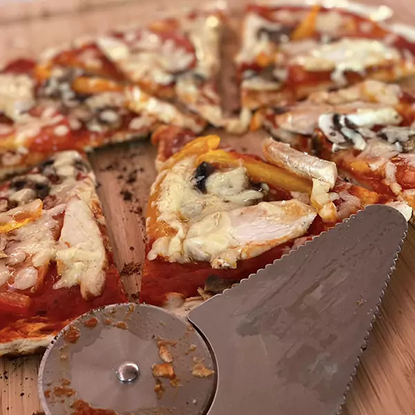 Handmade Pizza in Arctic Cabins 10m Arctic Bar 
