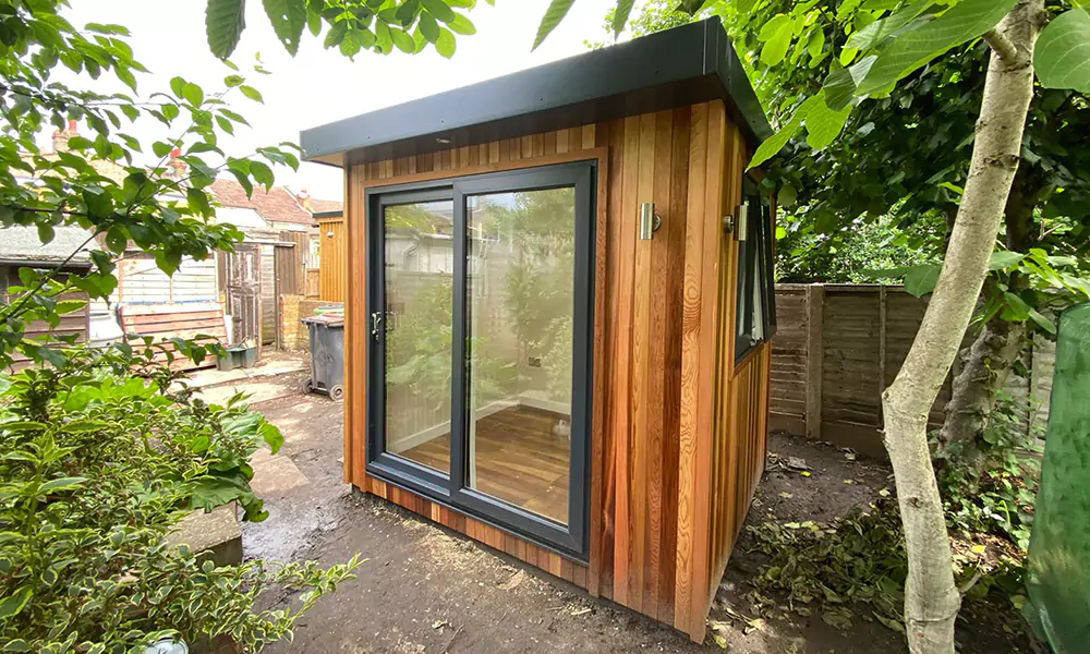 small garden office for small urban garden