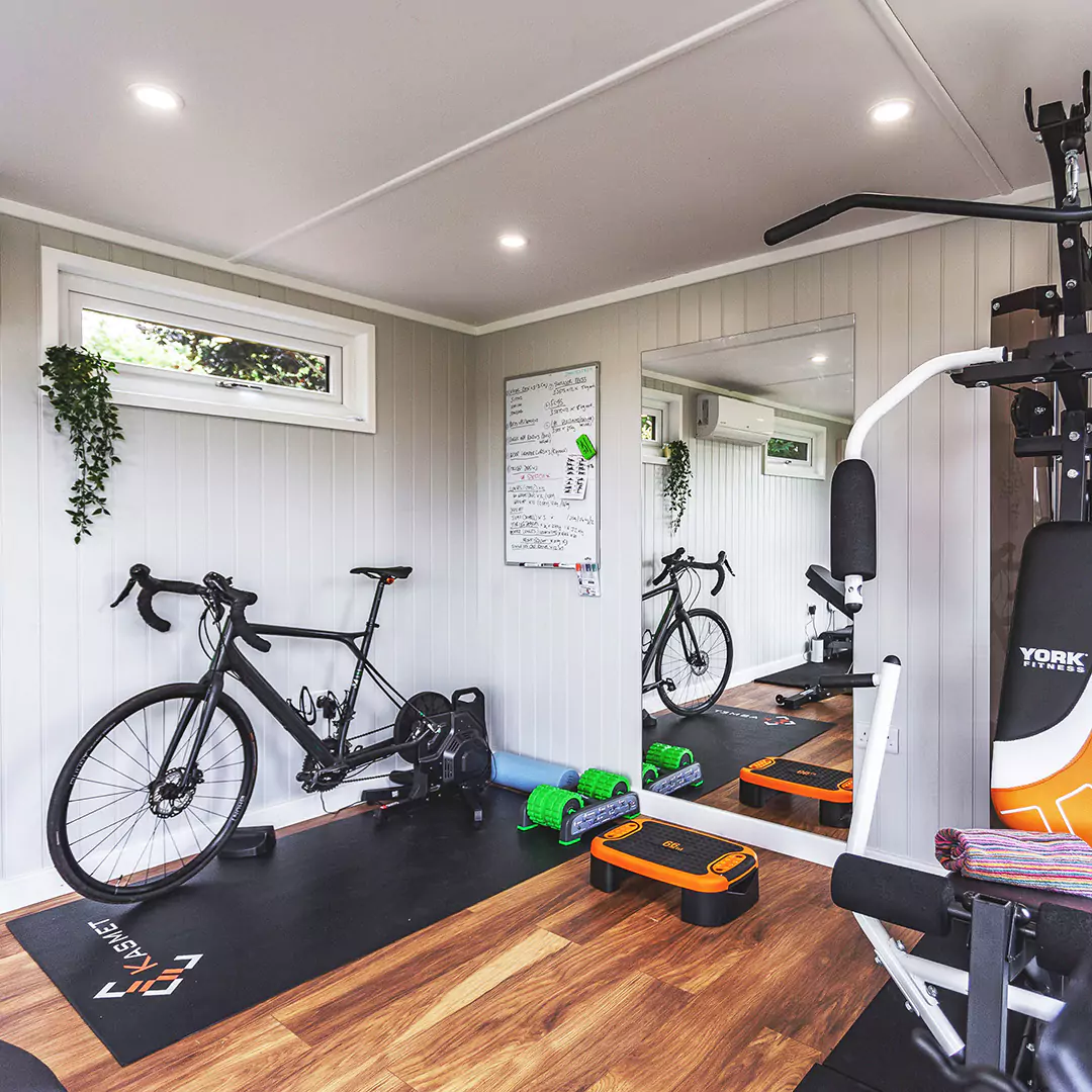 Garden Gym Room with Exercise Equipment 