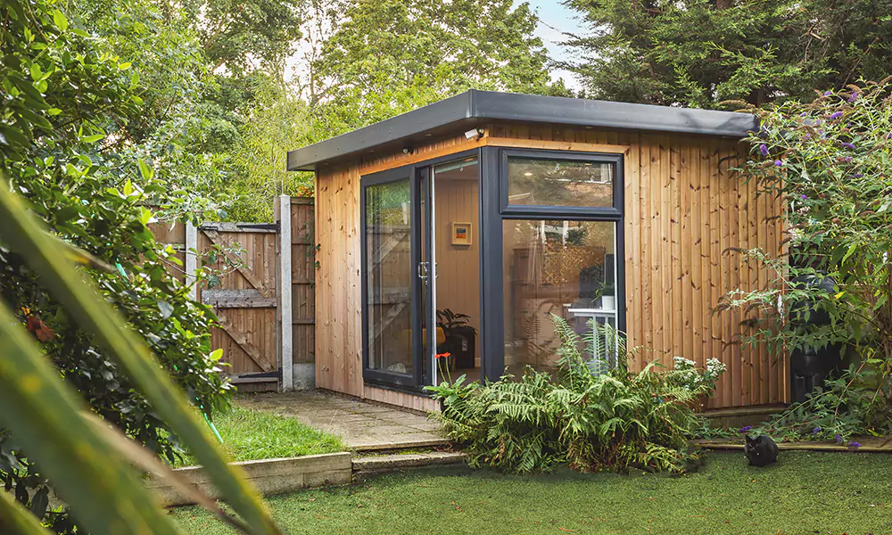 small timber insulated garden office