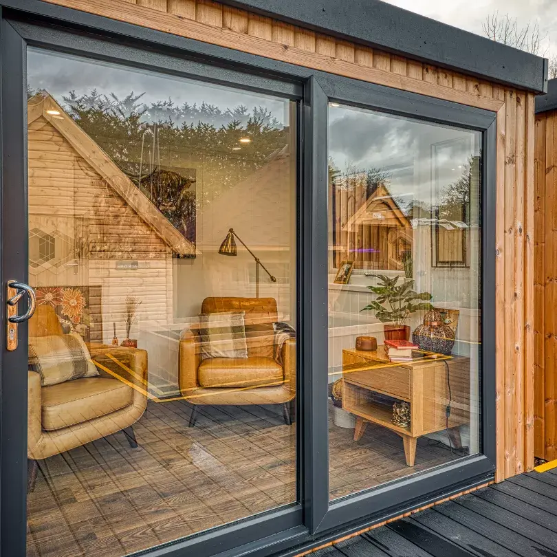 medium sized studio building for garden