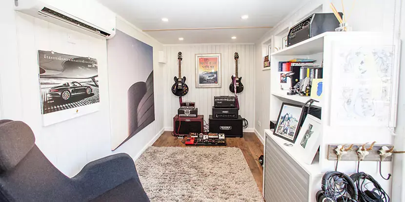 How to Set Up a Music Studio in Your Garden Room