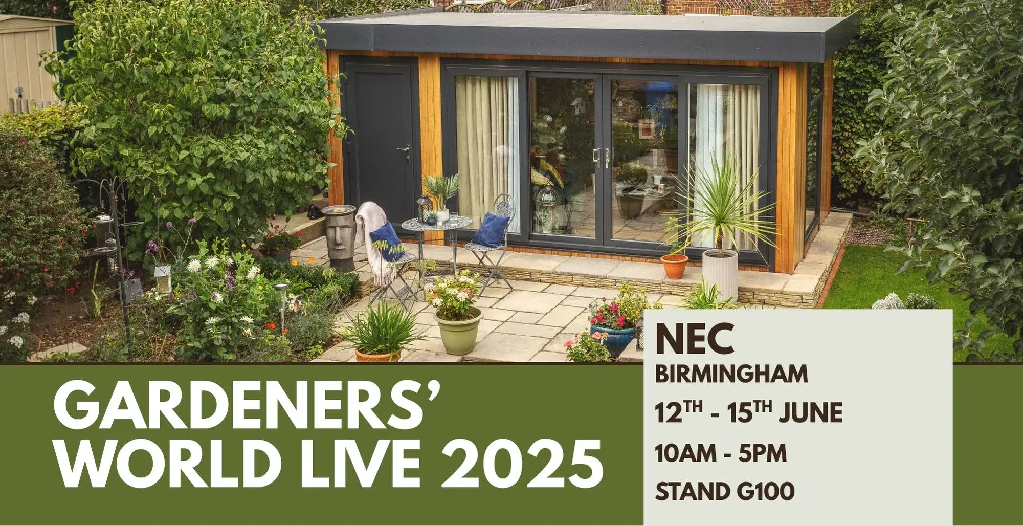 garden rooms at gardeners world live NEC 2025