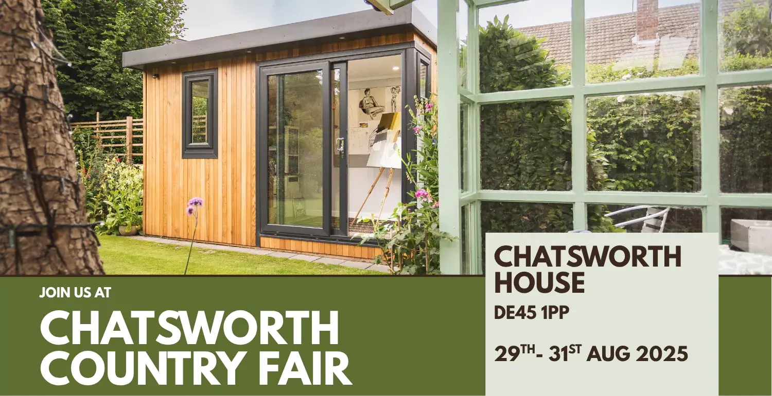 garden rooms on display at chatsworth