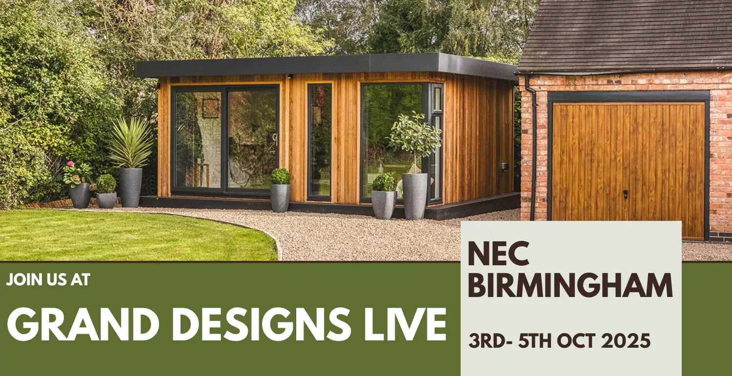 garden room companies at grand designs live 