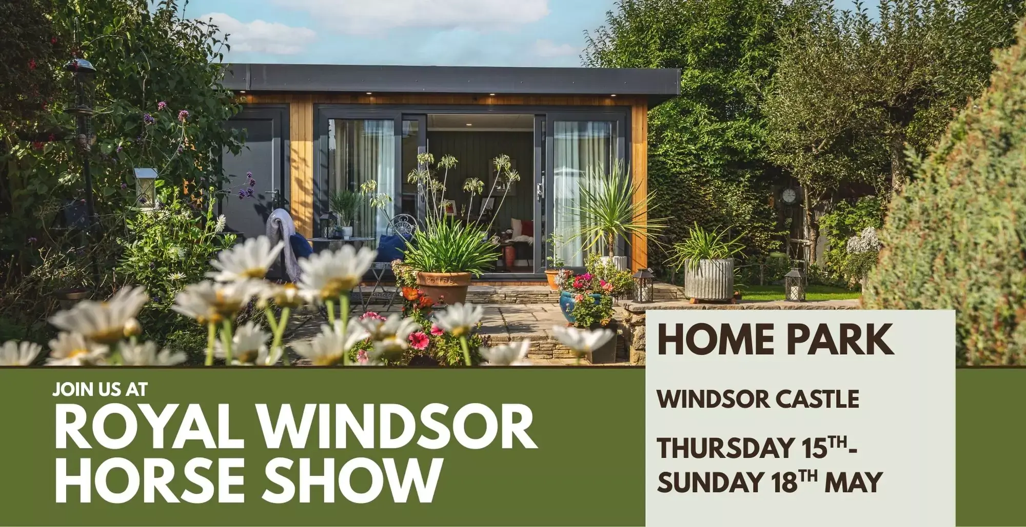 garden rooms at windsor horse show