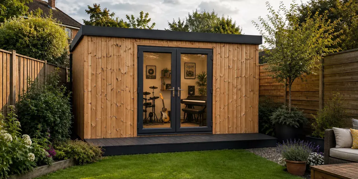 large garden studio