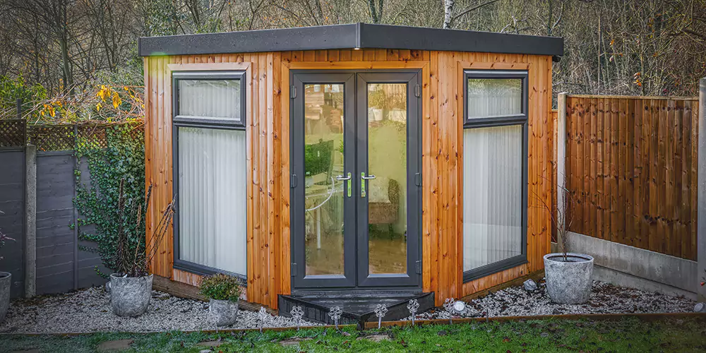 small timber garden room