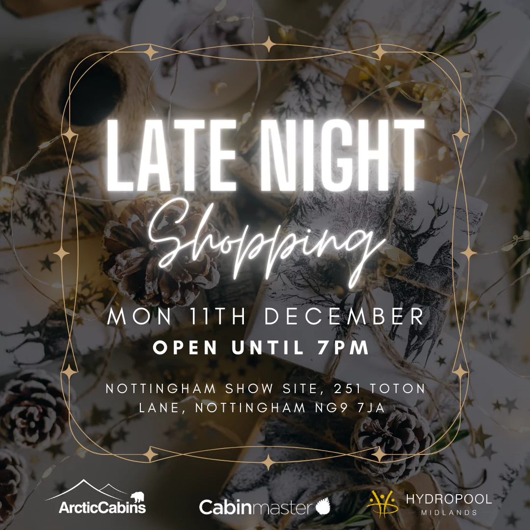 Garden room late night shopping event Nottingham